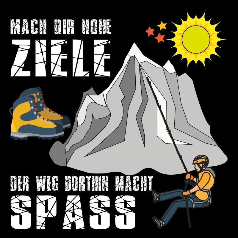 Das Ziel Berg, der Weg Spass! Wander u.Bergsteiger