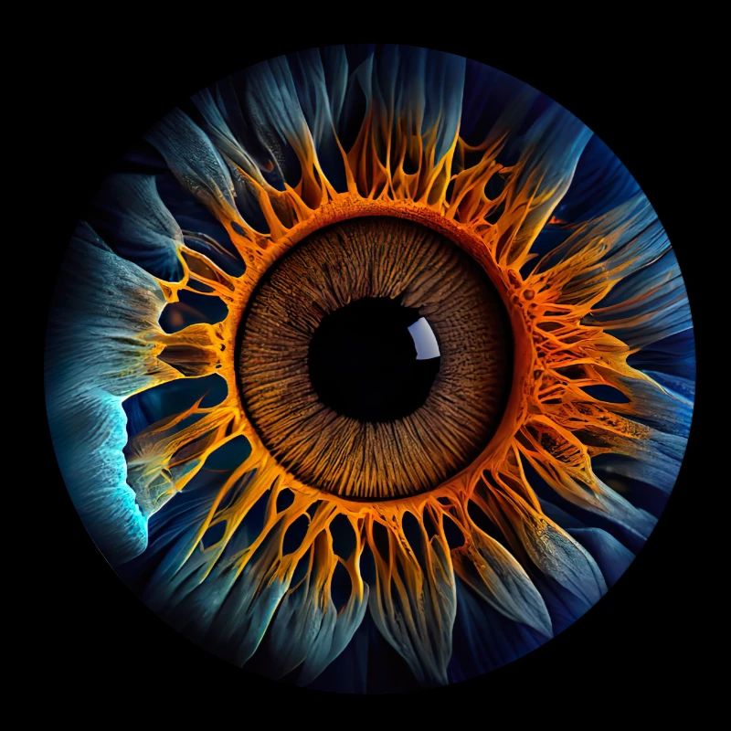Eine Iris als biometrisches Identifikationssystem