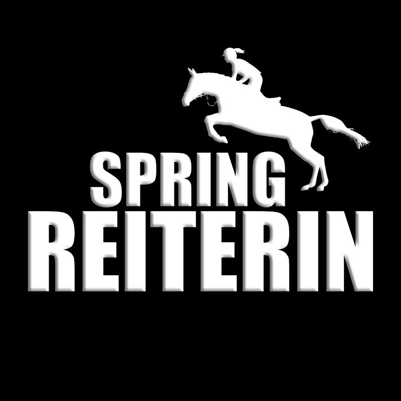 SPRINGREITERIN - REITEN - PFERD - PFERDE - MÄDCHEN