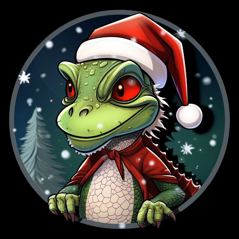 Lézards Noël