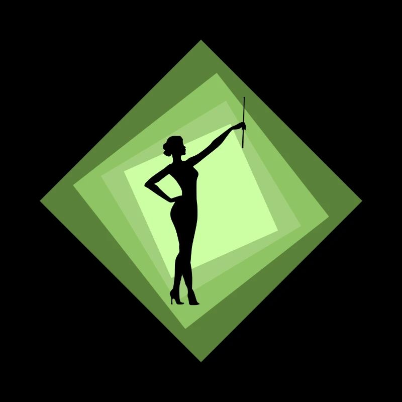 Bâton Twirling Gymnastique Danse