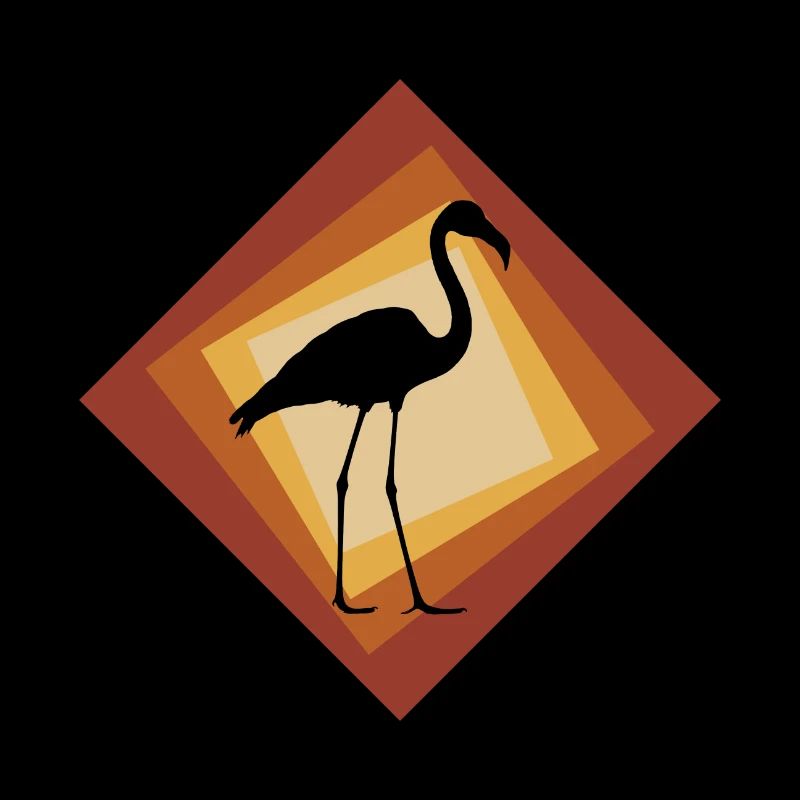 Flamants roses exotiques
