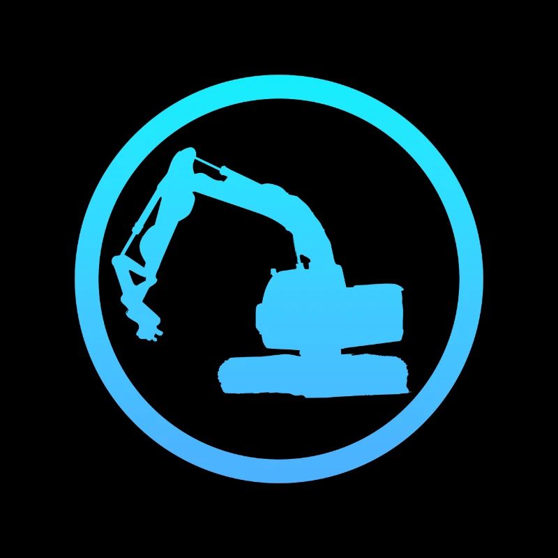 Conducteur d’excavatrice Chantier de construction Chantier de construction