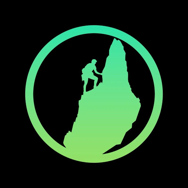 Climbing wall, summit, rock climbing