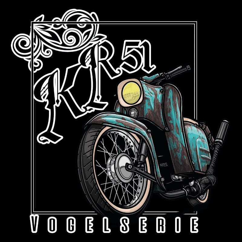 Schwalbe Tuning (turquoise / rust) // Illustration