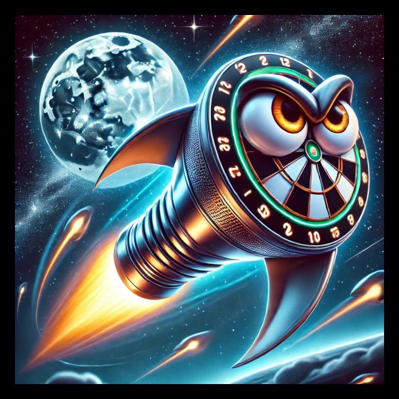 Dartpfeile Nachthimmel