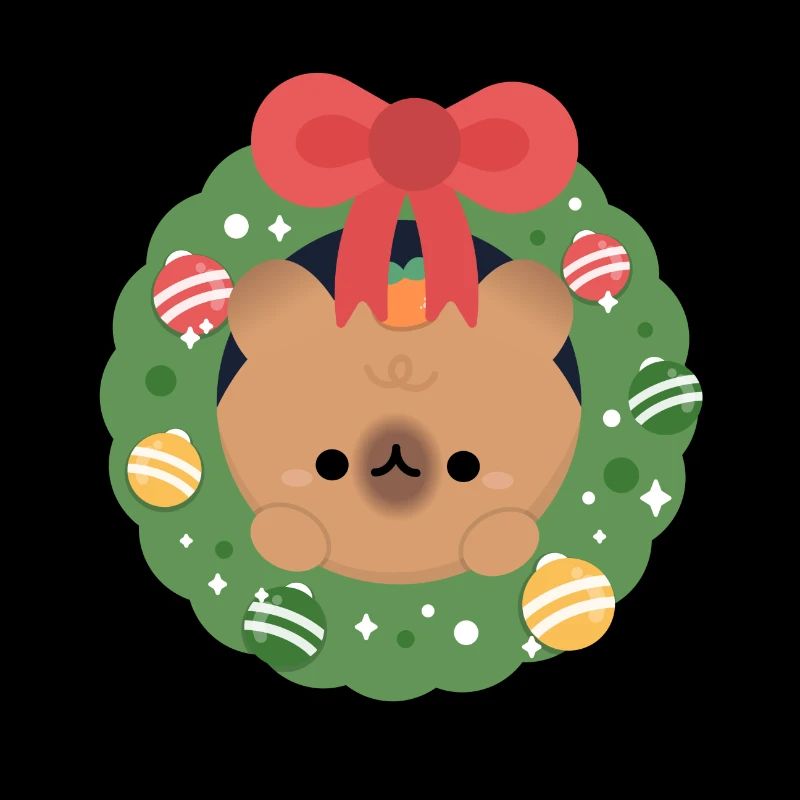 Capybara Weihnachten