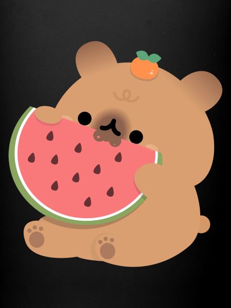 Capybara Pastèque