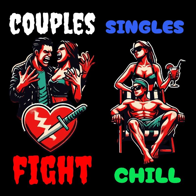 Les couples se disputent, les célibataires se détendent – Pas de stress, juste du plaisir