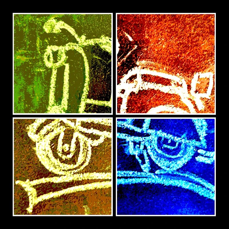Bande dessinée Roller Collage 003