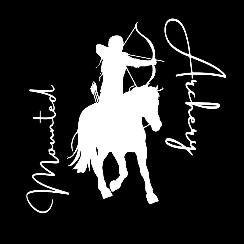 Mounted archer white