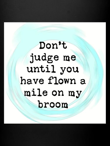 Don't judge me