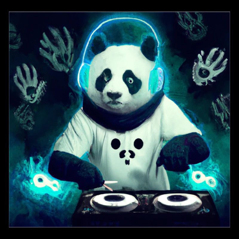 Panda hunted by ghosts