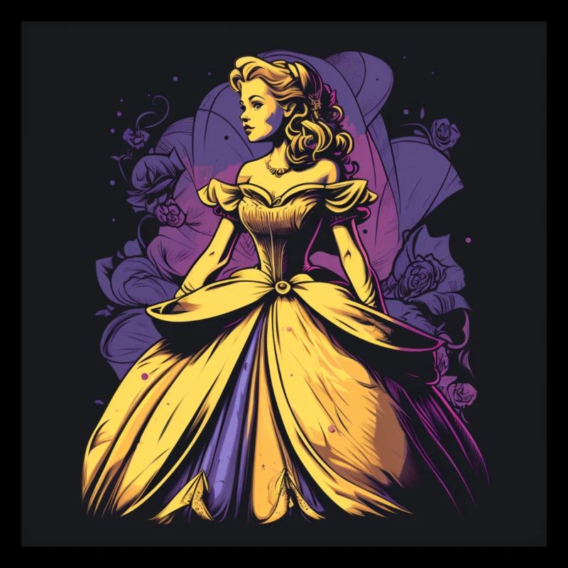 Princess pop art style