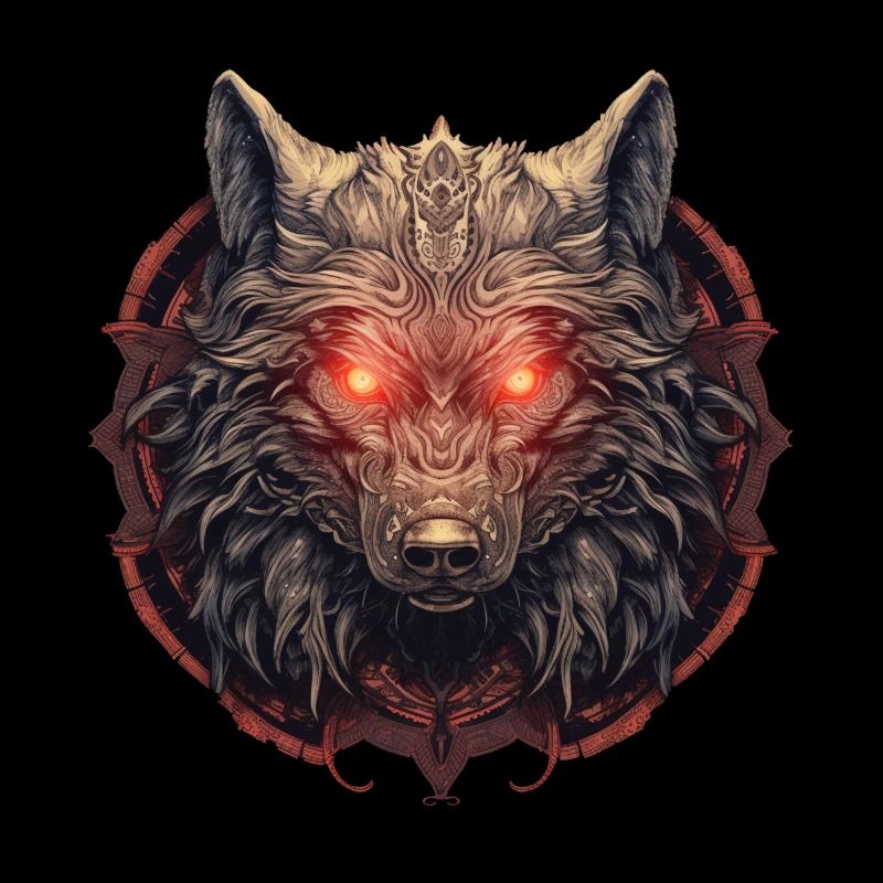 Wolf Tribal XXL