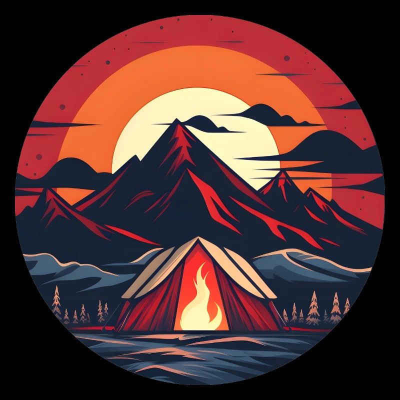 Retro Peaks & Flames