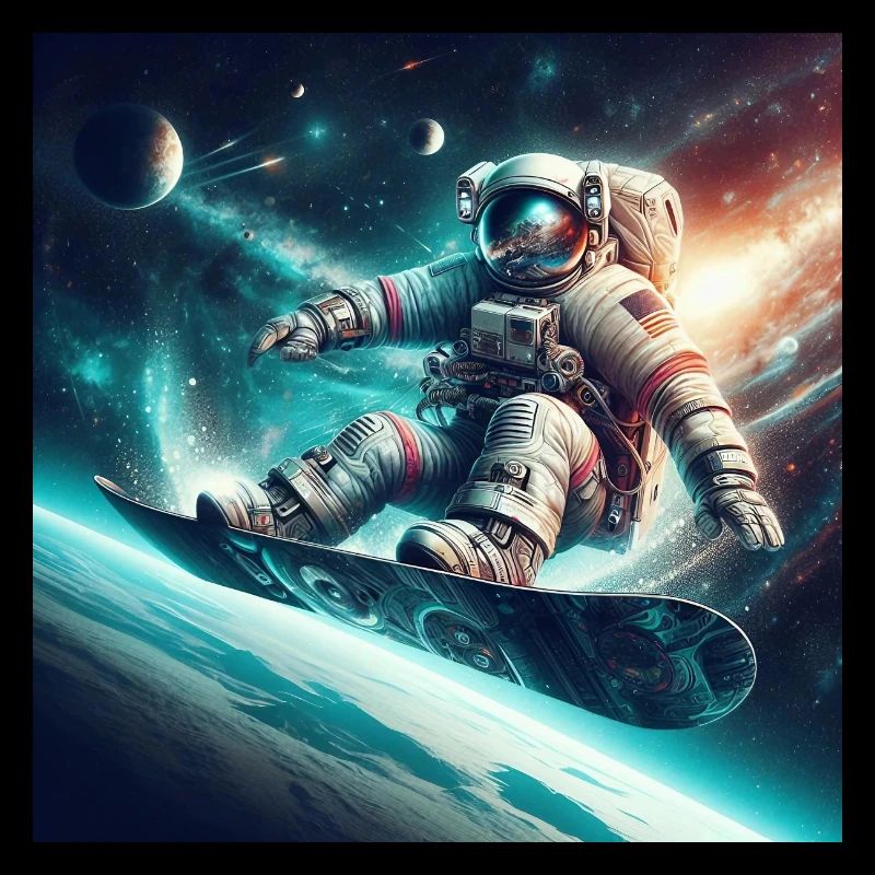 Snowboarding in Space