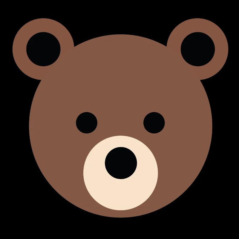 Tête d’ours faite de cercles