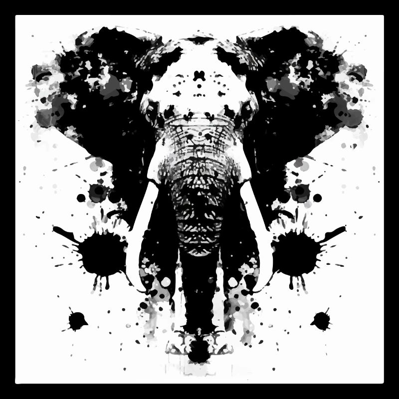 Rorschach Elephant