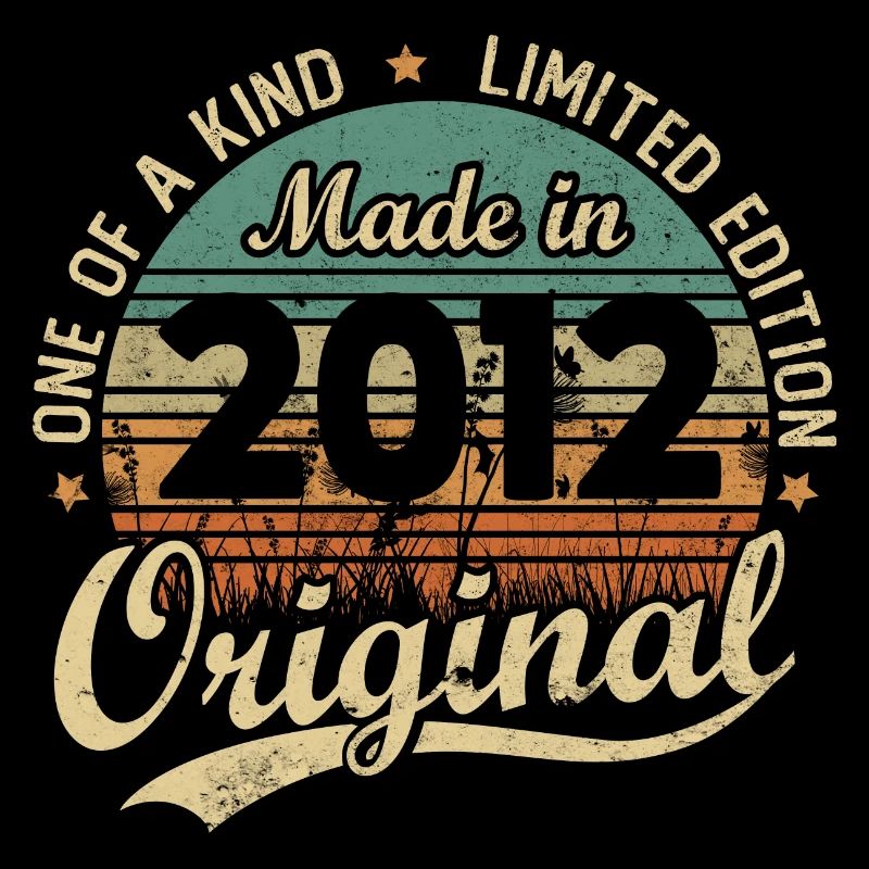 Vintage Retro Geburtstagsgeschenk 2012 Vintage