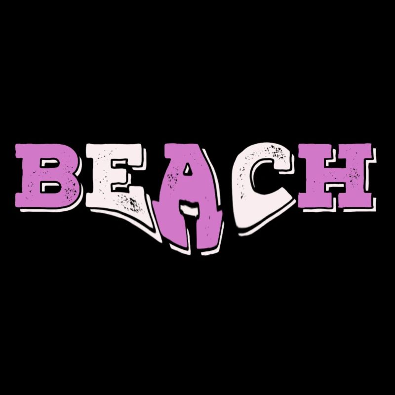 Plage rose 1