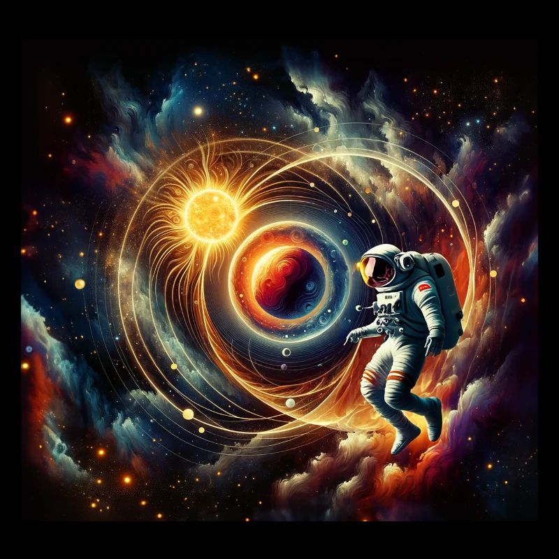 Astronaut im All