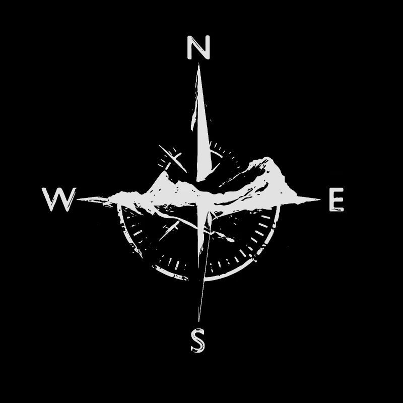 Berg Kompass Wandern