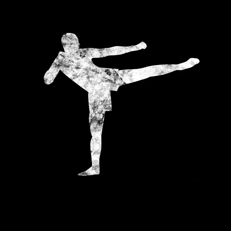 Kampfsport Evolution lustig Kickboxing Boxen