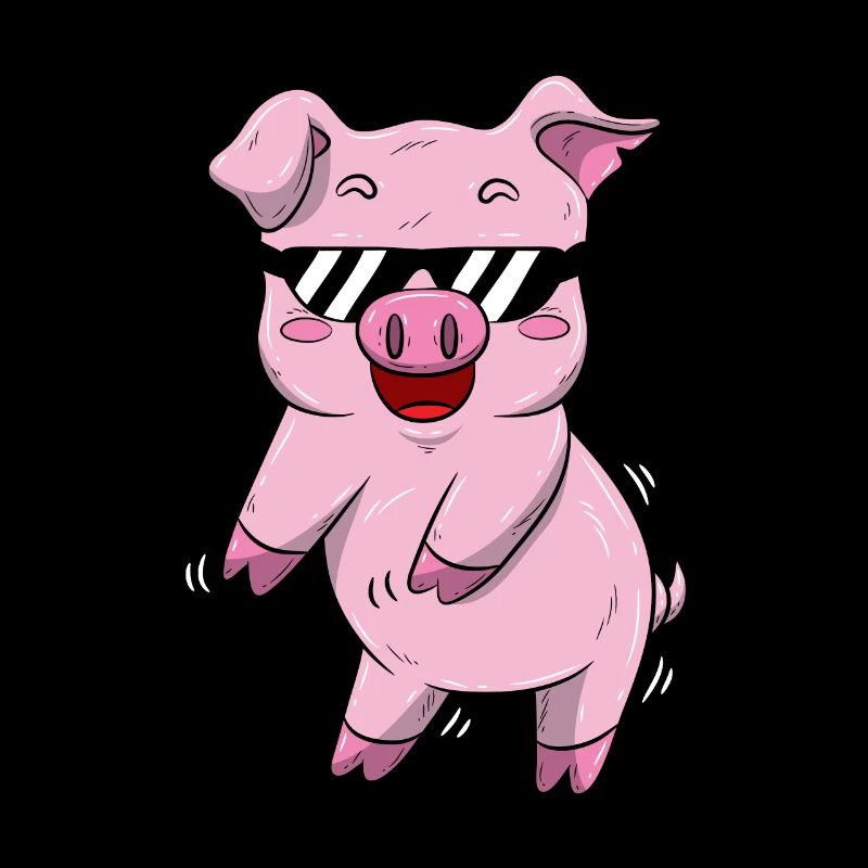 Flossing Pig Flossin Flossin Piggy