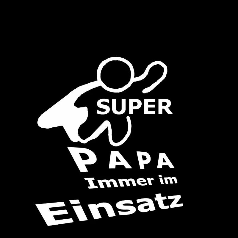 Super Papa Immer Im Einsatz - Weiß