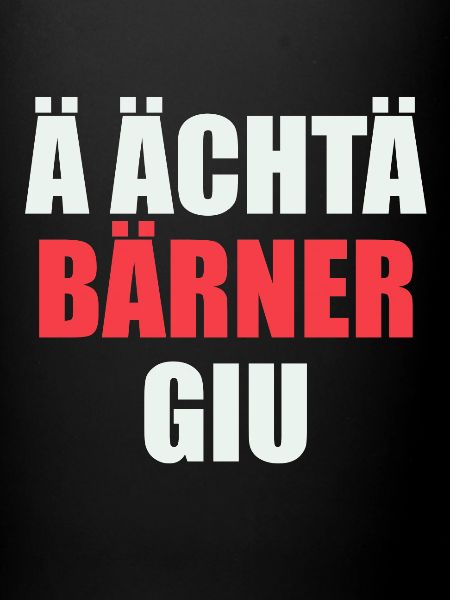 Bernese German saying