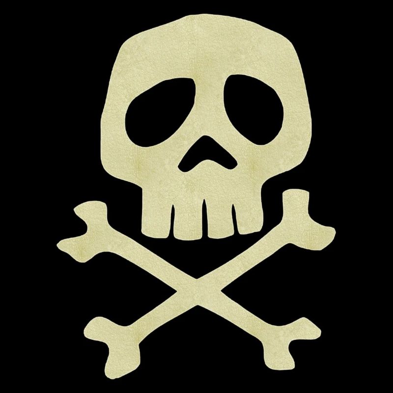 Style de Danzig Capitaine Harlock Skull Crossbones / Jo