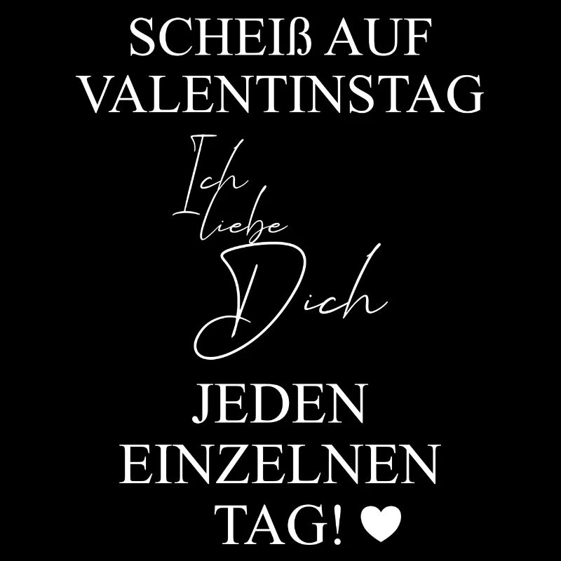 Scheiß auf Valentinstag Geschenkidee