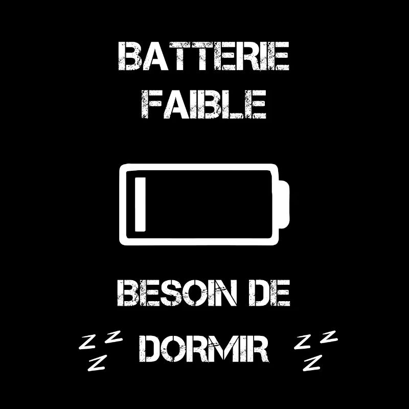 Batterie faible dormir