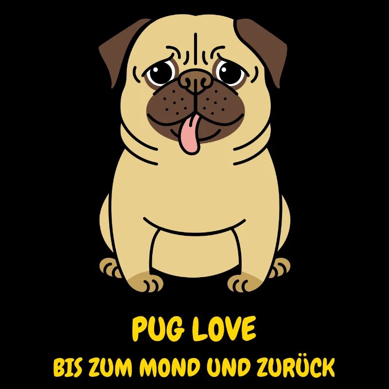 Pug Love - Pug Love - Valentine's Day Gift
