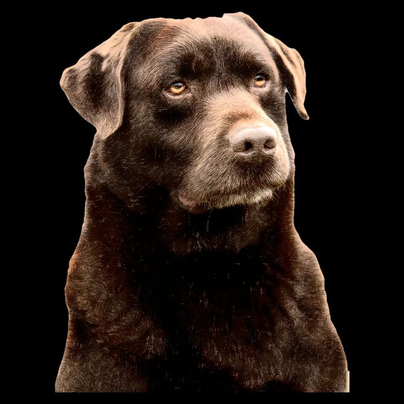labrador marron