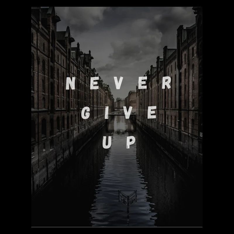 Never give up