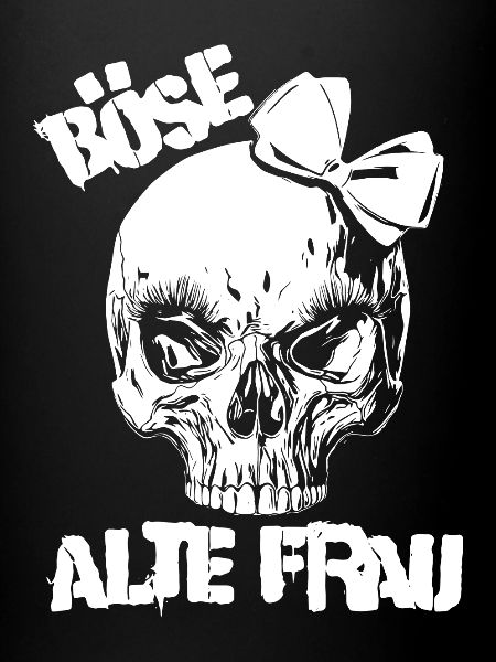 Böse alte Frau