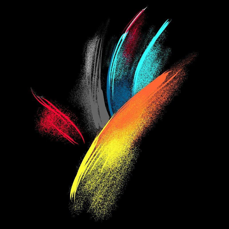 Griffe du Phénix - Art des couleurs abstraites