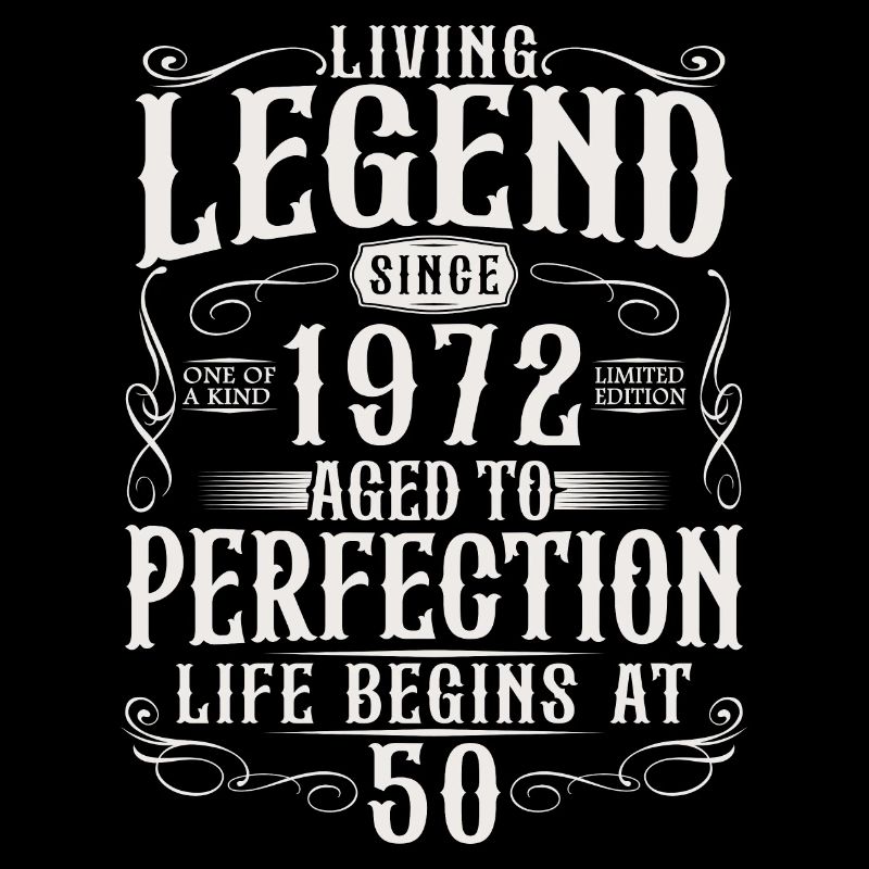 1972 Born Legend 50 Anniversaire
