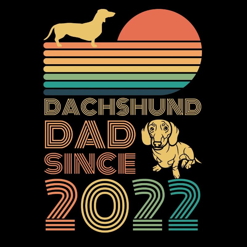 Dackel Dachshund Teckel Papa Vater seit 2022