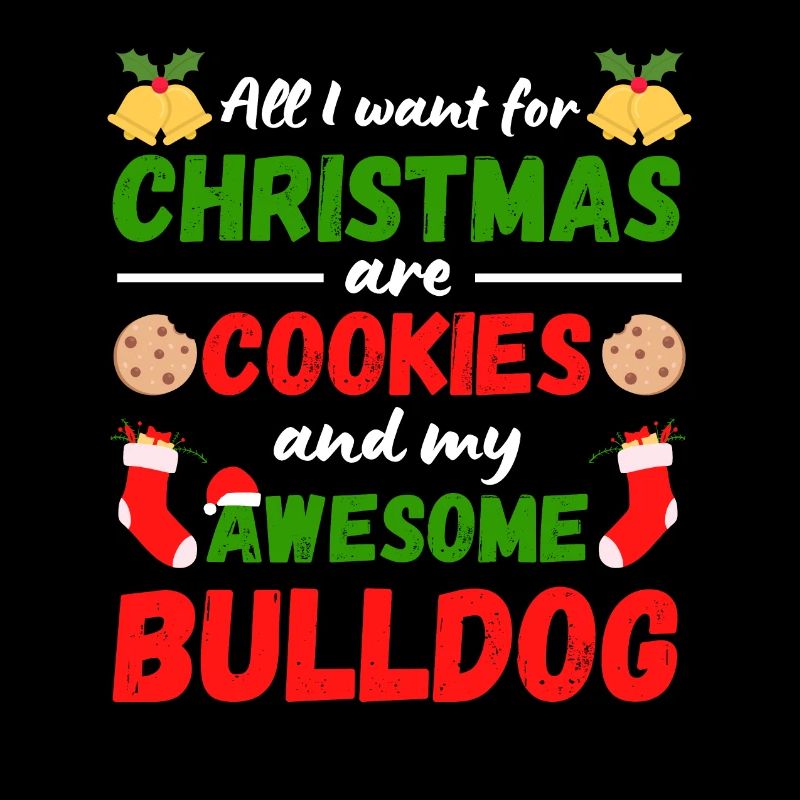 Biscuits bouledogue de Noël