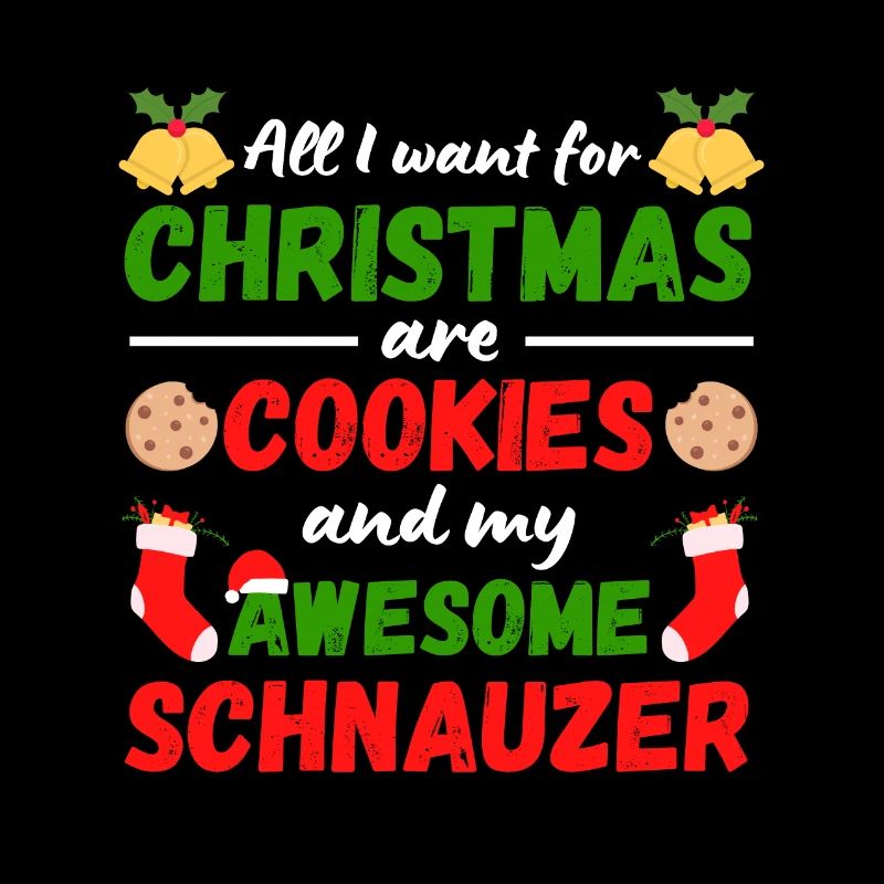 Biscuits Schnauzer de Noël