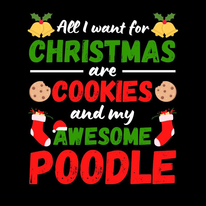 Biscuits caniches de Noël