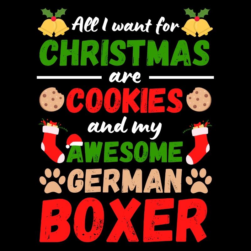 Weihnachten Deutscher Boxer Kekse