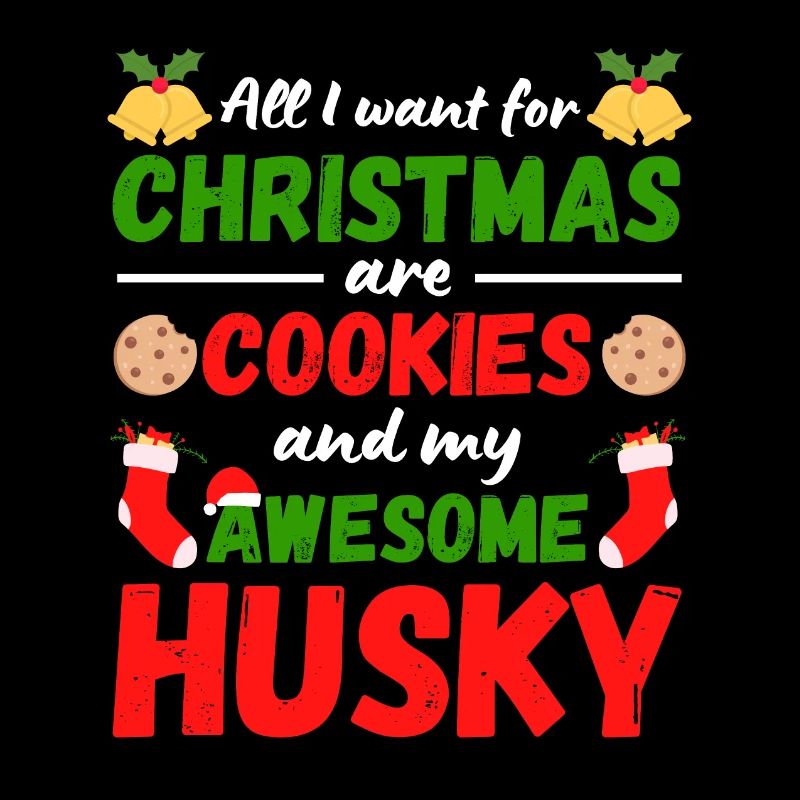 Biscuits Husky de Noël