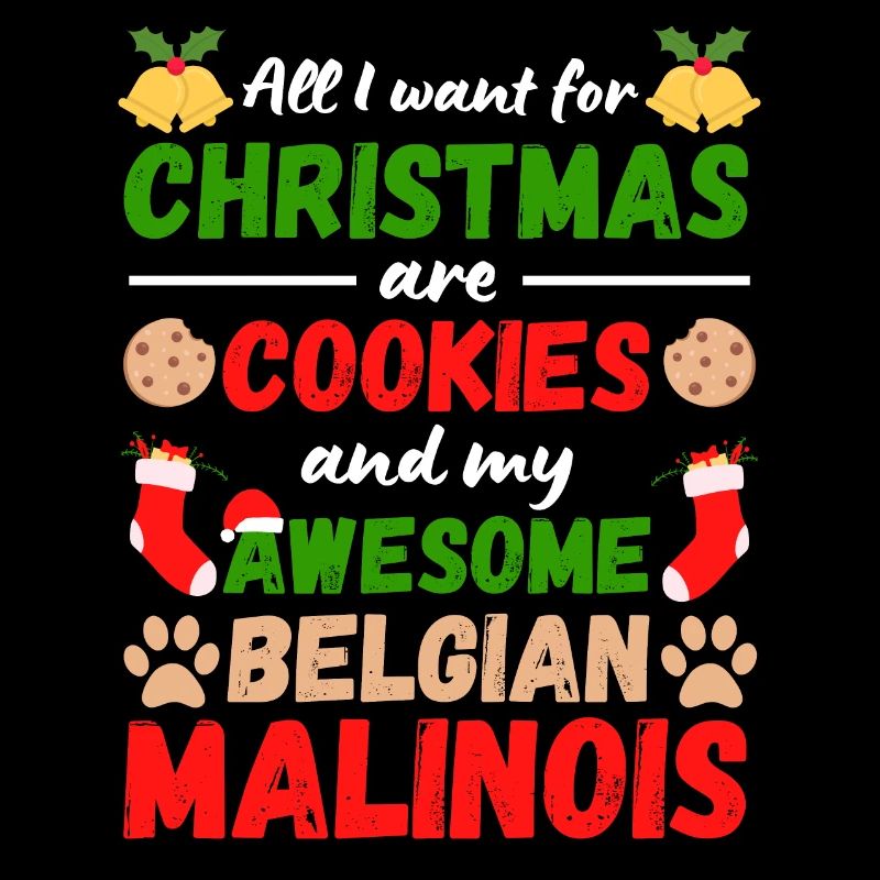 Weihnachten Belgian Malinois Kekse