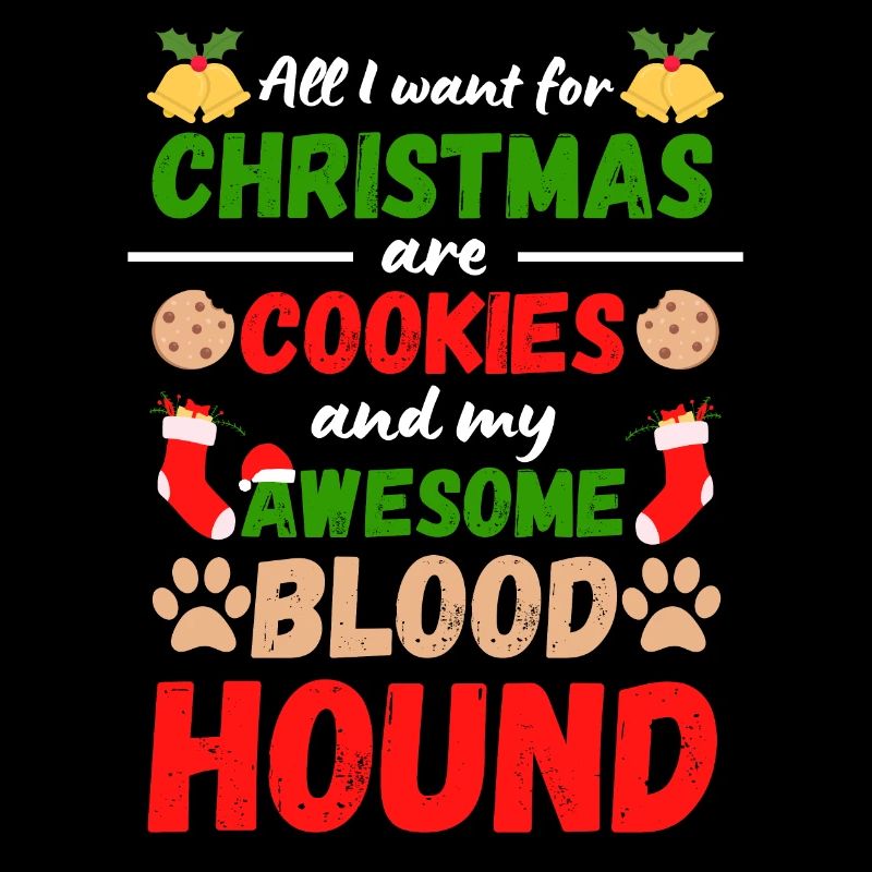 Biscuits Bloodhound de Noël