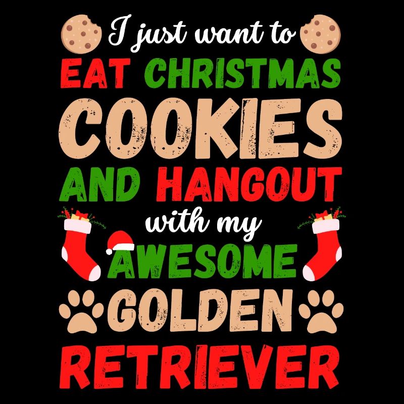 Biscuits Golden Retriever de Noël