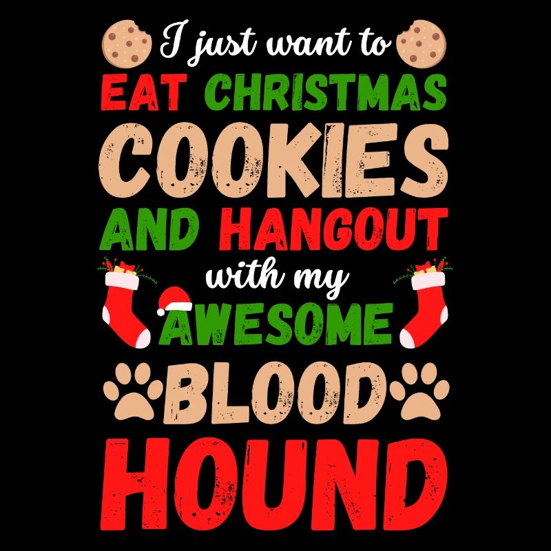 Biscuits Bloodhound de Noël